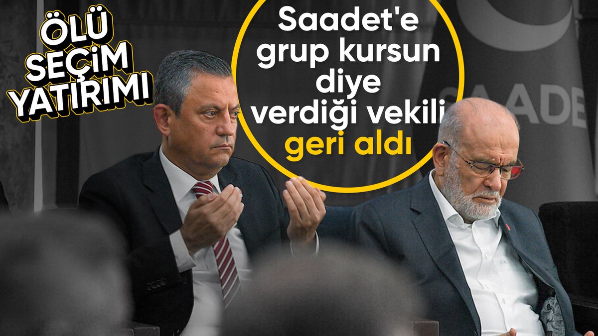 Ali Fazıl Kasap, Saadet Partisi’nden istifa ederek CHP’ye geçti