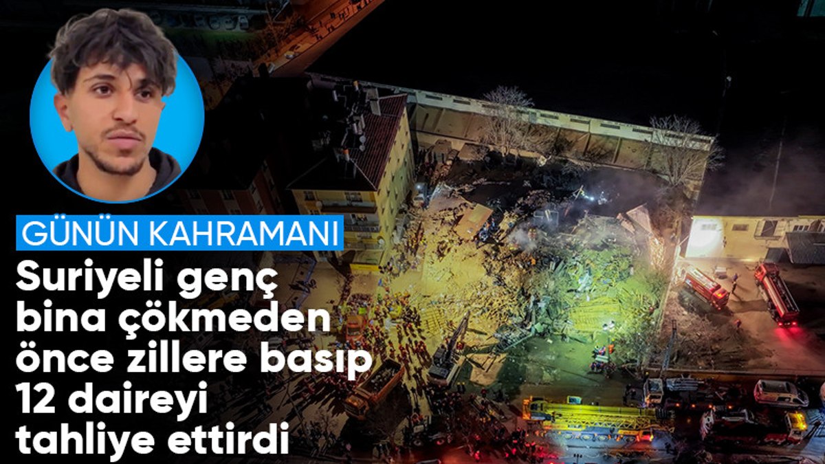 Konya’da çöken binadakileri zillere basarak uyardı: Onlarca canı kurtardı