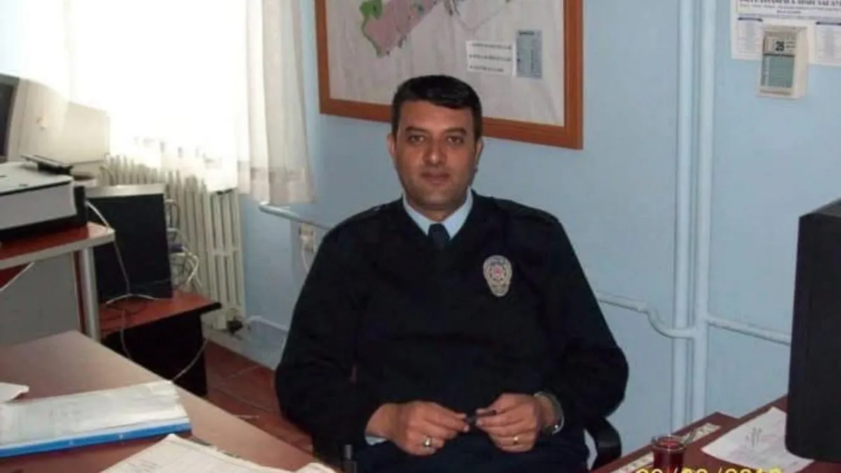 Vefat eden polis memurunun naaşı törenle memleketine uğurlandı