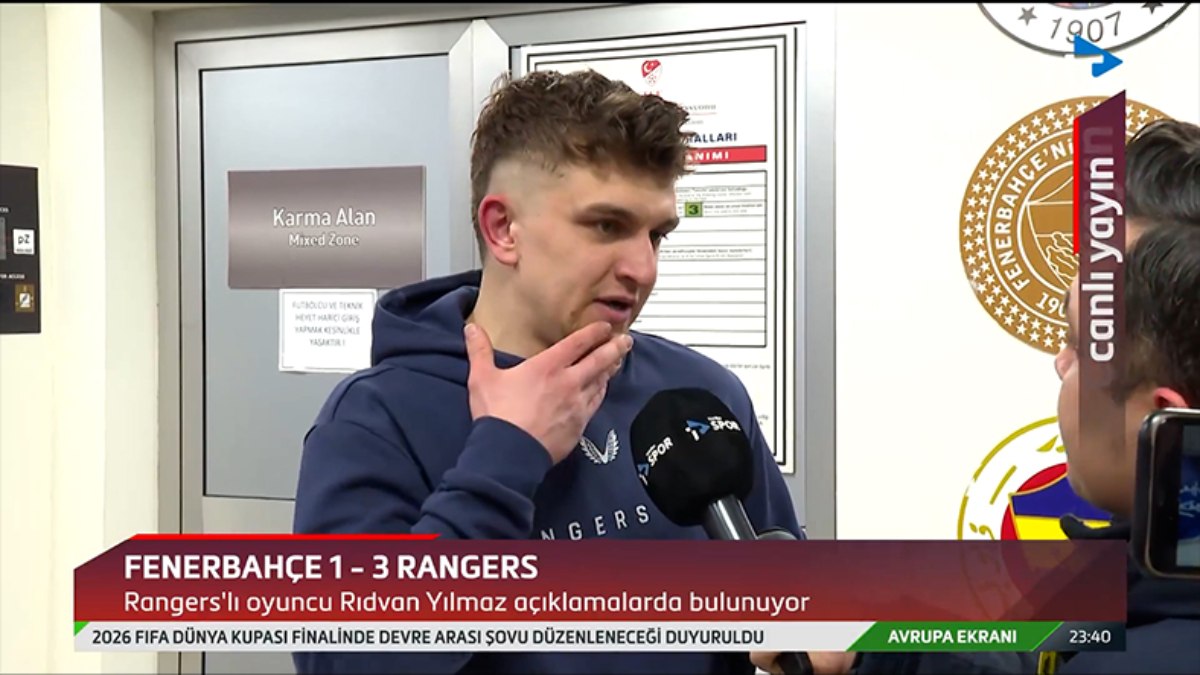 Rıdvan Yılmaz’ın röportaj verirken kafası karıştı